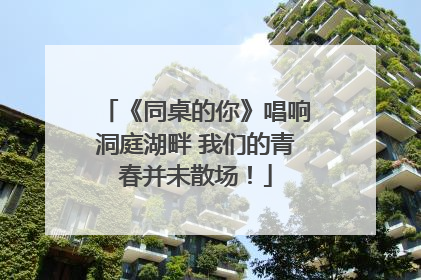 《同桌的你》唱响洞庭湖畔 我们的青春并未散场！