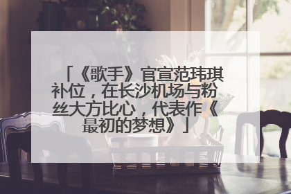《歌手》官宣范玮琪补位，在长沙机场与粉丝大方比心，代表作《最初的梦想》