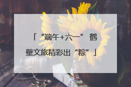 “端午+六一” 鹤壁文旅精彩出“粽”