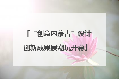 “创意内蒙古”设计创新成果展潮玩开幕