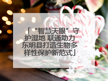 “智慧天眼”守护湿地 联通助力东明县打造生物多样性保护新范式