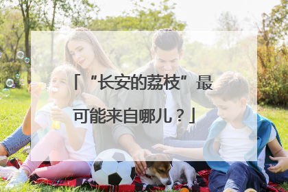 “长安的荔枝”最可能来自哪儿？