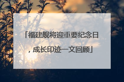 福建舰将迎重要纪念日，成长印迹一文回顾