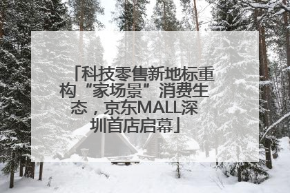 科技零售新地标重构“家场景”消费生态，京东MALL深圳首店启幕