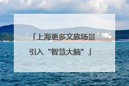 上海更多文旅场景引入“智慧大脑”
