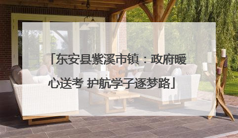 东安县紫溪市镇：政府暖心送考 护航学子逐梦路