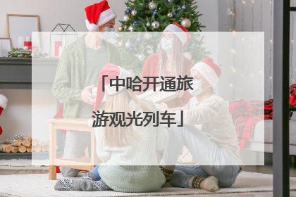 中哈开通旅游观光列车