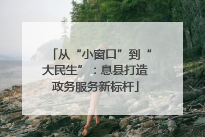 从“小窗口”到“大民生”：息县打造政务服务新标杆