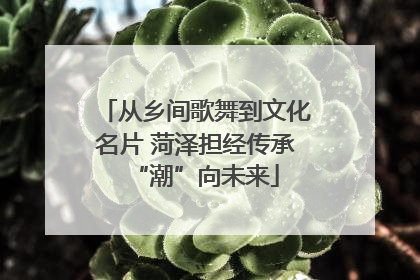 从乡间歌舞到文化名片 菏泽担经传承“潮”向未来