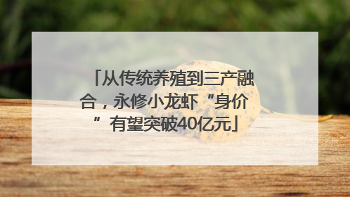 从传统养殖到三产融合，永修小龙虾“身价”有望突破40亿元