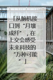 从脑机接口到“月壤成纤”，在上交会感受未来科技的“万种可能”