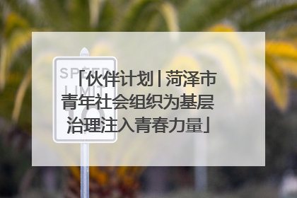 伙伴计划│菏泽市青年社会组织为基层治理注入青春力量
