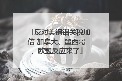 反对美钢铝关税加倍 加拿大、墨西哥、欧盟反应来了