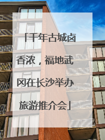 千年古城卤香浓，福地武冈在长沙举办旅游推介会