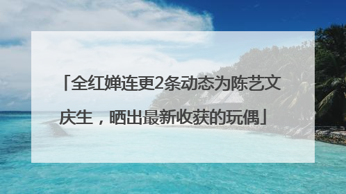 全红婵连更2条动态为陈艺文庆生，晒出最新收获的玩偶