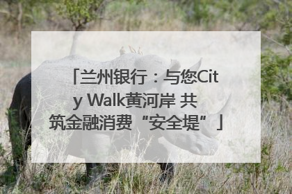 兰州银行：与您City Walk黄河岸 共筑金融消费“安全堤”