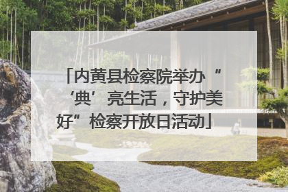 内黄县检察院举办“‘典’亮生活，守护美好”检察开放日活动