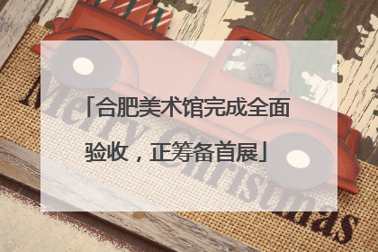 合肥美术馆完成全面验收，正筹备首展