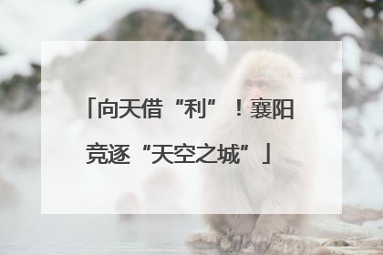 向天借“利”！襄阳竞逐“天空之城”