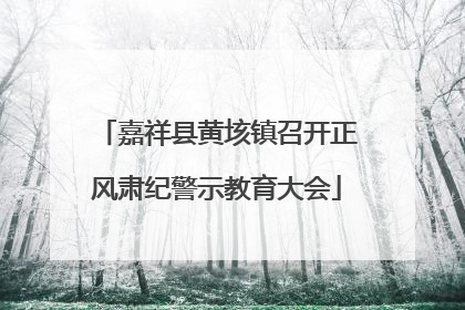 嘉祥县黄垓镇召开正风肃纪警示教育大会