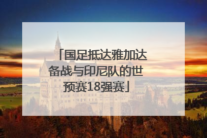 国足抵达雅加达备战与印尼队的世预赛18强赛