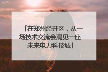 在郑州经开区，从一场技术交流会洞见一座未来电力科技城