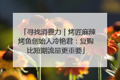 寻找消费力｜烤匠麻辣烤鱼创始人冷艳君：复购比短期流量更重要