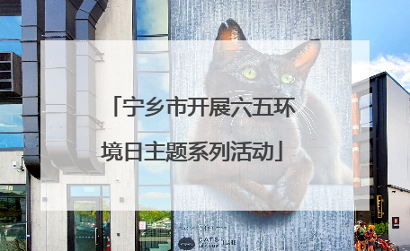 宁乡市开展六五环境日主题系列活动