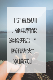 宁夏银川：输电智能巡检开启“防汛防火”双模式