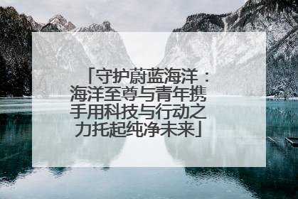 守护蔚蓝海洋：海洋至尊与青年携手用科技与行动之力托起纯净未来