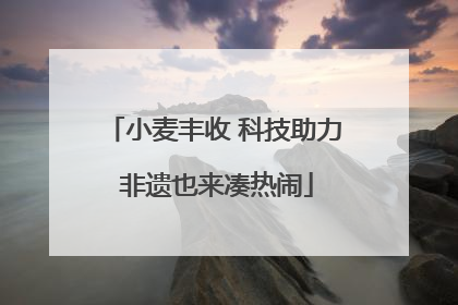 小麦丰收 科技助力 非遗也来凑热闹