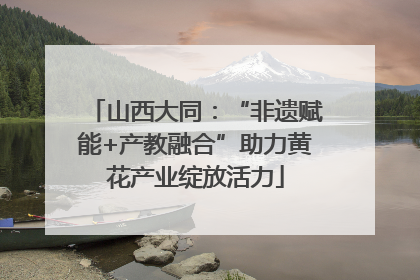 山西大同：“非遗赋能+产教融合”助力黄花产业绽放活力