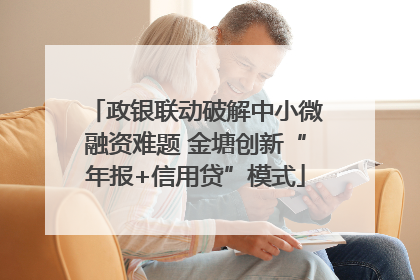 政银联动破解中小微融资难题 金塘创新“年报+信用贷”模式