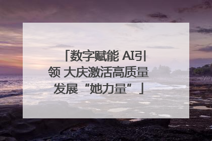 数字赋能 AI引领 大庆激活高质量发展“她力量”