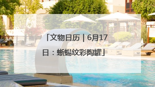 文物日历｜6月17日：蜥蜴纹彩陶罐