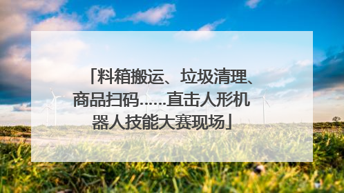 料箱搬运、垃圾清理、商品扫码……直击人形机器人技能大赛现场