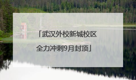 武汉外校新城校区全力冲刺9月封顶