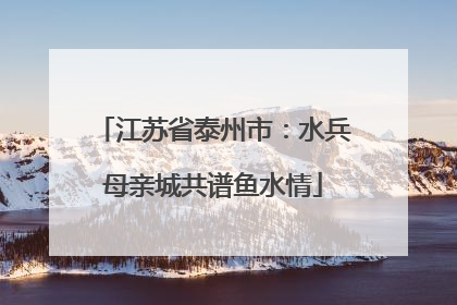 江苏省泰州市：水兵母亲城共谱鱼水情