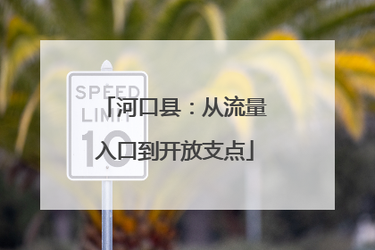 河口县：从流量入口到开放支点