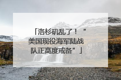 洛杉矶乱了！“美国现役海军陆战队正高度戒备”
