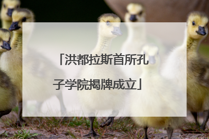 洪都拉斯首所孔子学院揭牌成立