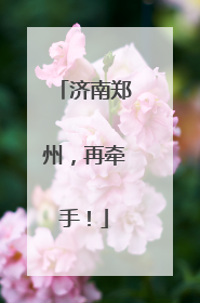 济南郑州，再牵手！