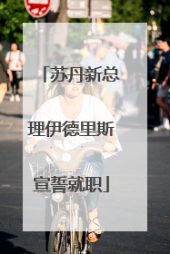 苏丹新总理伊德里斯宣誓就职