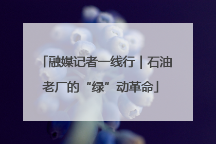 融媒记者一线行｜石油老厂的“绿”动革命