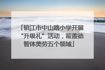 镇江市中山路小学开展“升级礼”活动，覆盖德智体美劳五个领域