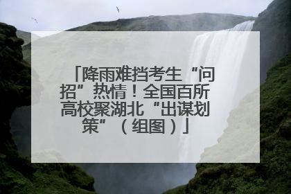 降雨难挡考生“问招”热情！全国百所高校聚湖北“出谋划策”（组图）