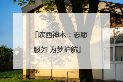 陕西神木：志愿服务 为梦护航