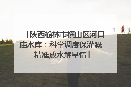 陕西榆林市横山区河口庙水库：科学调度保灌溉 精准放水解旱情