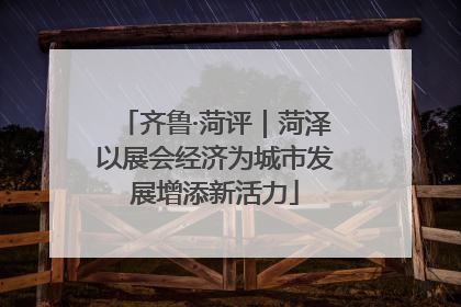 齐鲁·菏评｜菏泽以展会经济为城市发展增添新活力