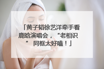 黄子韬徐艺洋牵手看鹿晗演唱会，“老相识” 同框太好嗑！